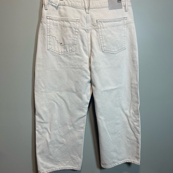 We The Free Womens Cream size 30 Deep Trance Mid Rise Dropped Boyfriend Pants - Picture 7 of 7